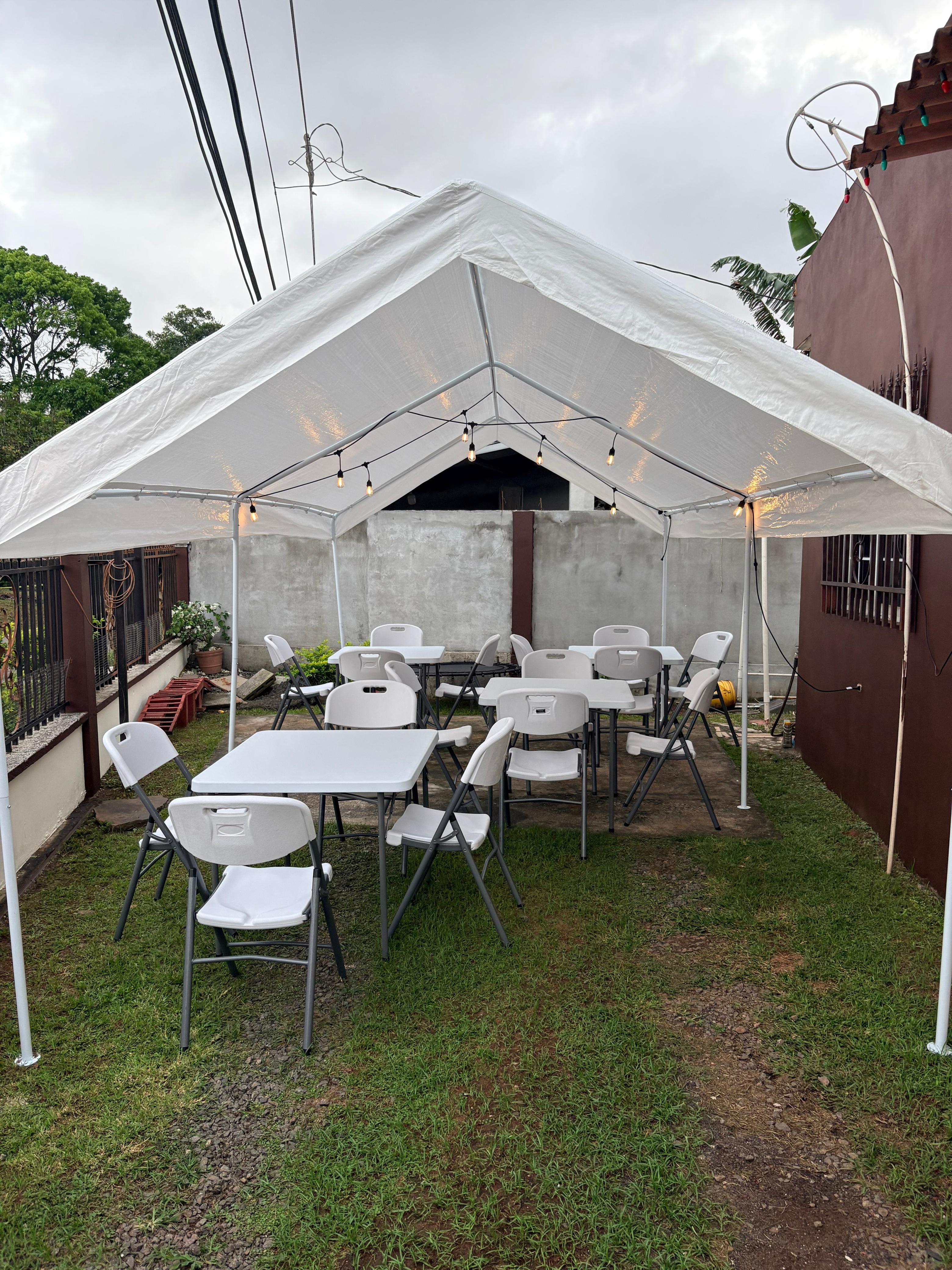 Alquiler de mobiliario para celebración familiar en Arraiján